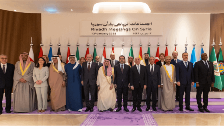بيان الرياض: مطالبة الأطراف الدولية برفع العقوبات الأحادية والأممية المفروضة على سوريا بيان الرياض: مطالبة الأطراف الدولية برفع العقوبات الأحادية والأممية المفروضة على سوريا